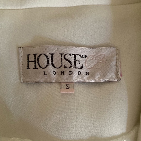 House of CB White Corset Blazer Crop Suit Small - Picture 6 of 9